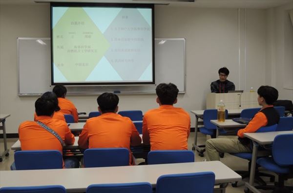 留学生による講演